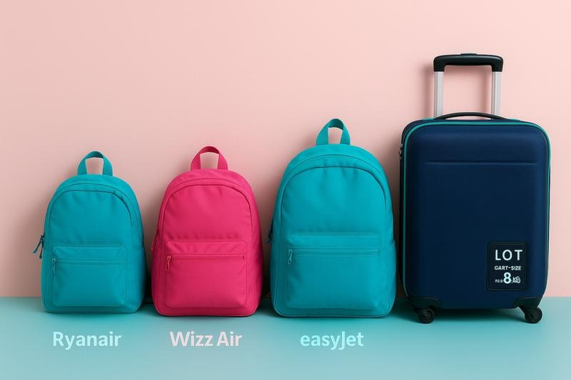 Ryanair: bagaż podręczny bez dopłat — wymiary i zasady