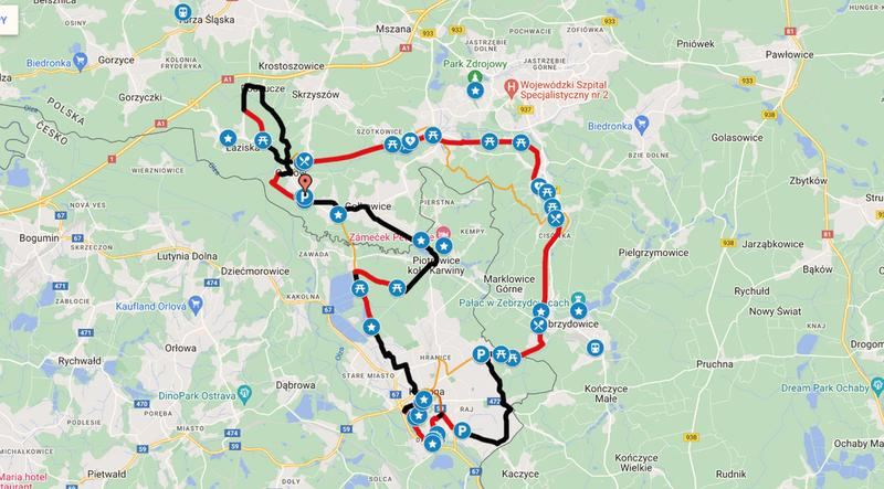 Atrakcje dla rowerzystów