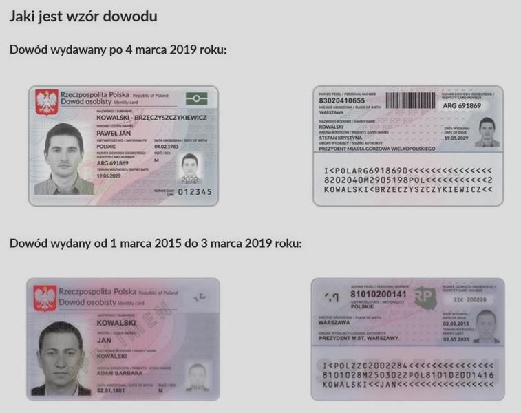 Koszt wymiany dowodu